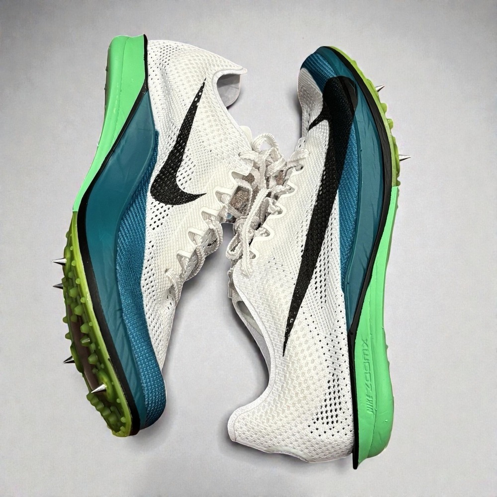 Nike ZoomX Dragonfly 2 Elite Track Spikes Men's 11.5 White Bright Spruce New